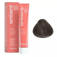 Tefia Ambient Permanent Color Cream Крем-краска для волос перманентная тон 7.11 Блондин интенсивный пепельный 60мл / модное окрашивание