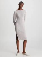 платье для женщин, Calvin Klein, модель: K20K205753PE9, цвет: светло-серый, размер: 50(XL)
