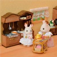 Sylvanian Families Набор "Классическая коричневая кухня с плитой и раковиной" 2077