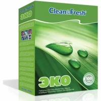 Таблетки для посудомоечных машин Clean & Fresh CLEAN&FRESH ЭКО, без фосфатов, 100 шт