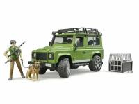 Bruder Внедорожник Land Rover Defender с фигуркой и собакой 02-587