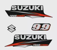 Наклейка для лодочного мотора Suzuki 9.9