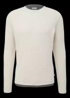 пуловер, QS by s.Oliver, артикул: 50.3.51.17.170.2138583 цвет: off-white (0330), размер: M