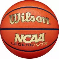 Мяч баскетбольный WILSON NCAA Legend, WZ2007401XB7, р.7, оранжеов-золотой