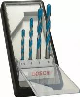 Набор сверел BOSCH Multi Construction Robust Line по бетону, металлу, дереву, кафелю, 4шт