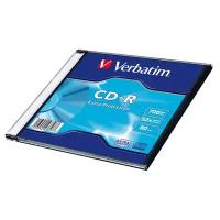 CD-R Verbatim Носители информации CD-R, 52x, Verbatim Extra Protection, Slim/1, 43347