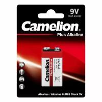 Батарейка крона - Camelion Plus Alkaline 6LF22 6LR61-BP1 (1 штука)