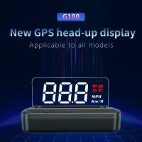 Проекционный дисплей для авто G100 HUD проектор на лобовое стекло GPS