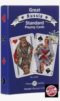 Игральные карты "Русский Стандарт" Piatnik 55 листов производства Австрия 55шт в колоде синяя рубашка