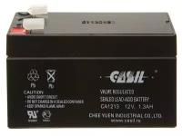 Кислотный аккумулятор Casil CA1213 12v 1.3Ah (97x42x52mm), 1шт