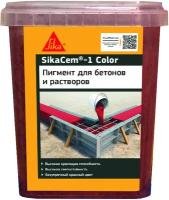 Краситель для бетона для кладочных и штукатурных смесей Sika SikaCem-1 красный 1 кг