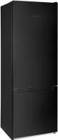 Холодильник NORDFROST NRB 122 B двухкамерный, 275 л объем, черный матовый