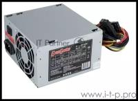 Блок питания 500W ExeGate Ab500, Atx, PC, 8cm fan, 24p+4p, 3*SATA, 2*IDE, FDD + кабель 220V в компле