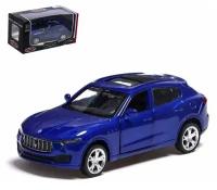 Машина металлическая MASERATI LEVANTE, 1:43, инерция, открываются двери, цвет синий