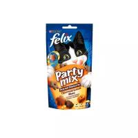 Лакомство для кошек Felix Party Mix Оригинальный микс со вкусом курицы, печени и индейки