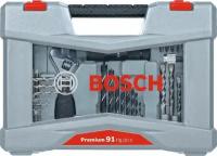 Набор бит Bosch Premium Set-91 (91пред.) для шуруповертов (2608p00235)