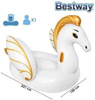 Bestway Плот для плавания «Пегас», 231 х 150 см, 41118 Bestway