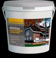 Краска для крыш и цоколей водно-дисперсионная 7 кг ТМ "Professional"