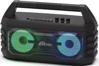 Колонки RITMIX SP-610B Black 1.0(2канала),6Вт, MP3, WMA, APE Normal, WAV, Bluetooth5,0,2000 мА·ч, подсветка