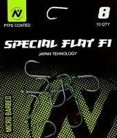 Крючки карповые VN Tackle Special Flat F1 Size 8 Тефлон