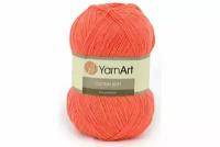 Пряжа YarnArt Cotton Soft 100г, 600м (ЯрнАрт Коттон Софт) цвет: 61 коралл, 1 шт