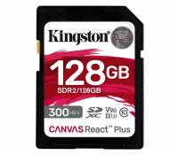 Карта памяти Kingston SDXC 128GB Canvas React Plus UHS-II V90 260/300Mb/s