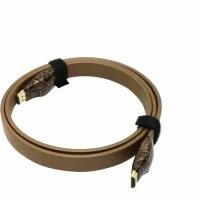 Ав-шнур HDMI-HDMI 1.2м GOLD 1.4V VCOM CG577G Golden Snake Shape Flat