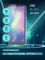 Защитное стекло для ZTE Blade A5 2019, ЗТЕ Блейд А5 2019 на экран, гибридное (пленка + стекловолокно), Crystal boost