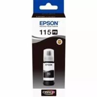 Контейнер Epson 115 EcoTank с черными водорастворимыми фото-чернилами для L8160/L8180