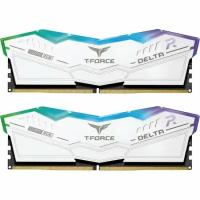 Оперативная память Team Group DDR5 T-Force Delta RGB 32GB (2x16GB) 6600MHz CL34 (34-40-40-84) 1.4V White (FF4D532G6600HC34DC0)