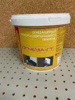 Огнезащитный терморасширяющийся герметик Огнеза ГТ, серый, 3 кг