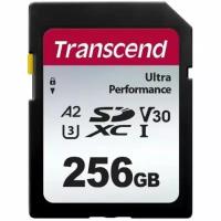 Карта памяти Transcend 256Gb 340S SDXC UHS-I U3 V30 (160/90 MB/s)