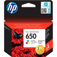 Картридж HP 650 (CZ102AK) для HP DeskJet, многоцветный, 200 стр