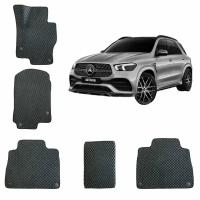 3-D Автомобильные EVA / ЕВА / ЭВА коврики в салон для Mercedes-Benz GLE (V167) / Мерседес-Бенц ГЛЕ (V167) (2 поколение)