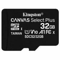 Карта памяти microSDXC Kingston Canvas Select Plus Class 10 128 ГБ (SDCS2/128GB) + SD адаптер