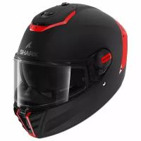 Мотошлем интеграл SHARK SPARTAN RS BLANK MAT Black/Red, M