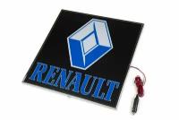 Табличка светящаяся в спальник RENAULT Лого 24V Синий 40х48