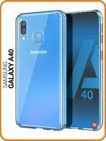 Защитный чехол на Samsung Galaxy A40, Самсунг А40 прозрачный