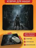 Геймерский коврик Bloodborne бладборн, персонаж, ps3, ps4, консоли, dark souls, демоны-1