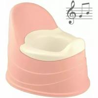 Горшок детский Пластишка 431300333 музыкальный светло-розовый