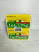 Хозяйственное мыло Невская Косметика Солнышко с ароматом лимона 140г 4 шт. в наборе