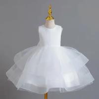 Платье, размер 120, белый