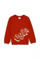 Свитшот U.S. POLO ASSN., размер 4_5, красный