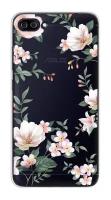 Силиконовый чехол на Asus Zenfone 4 Max ZC520KL / Асус Зенфон 4 Макс ZC520KL Beautiful white flowers, прозрачный