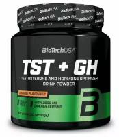 Тестостероновый бустер Biotech USA TST+GH 300 г, апельсин