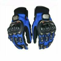 Мотоперчатки Текстиль Короткие Pro-Biker MCS-01 Blue, XXL