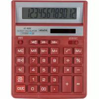 Калькулятор настольный полн. Attache AF-888,12р, дв. пит,204x158мм, темно-крас