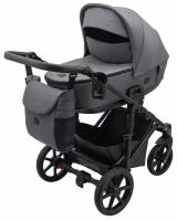 Коляска детская Peppy Capri 2 в 1 (07) графитовая ткань