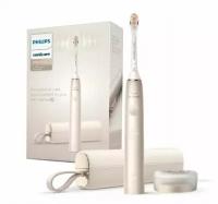 Электрическая звуковая зубная щетка Philips Sonicare DiamondClean Prestige 9900 HX9992/11, желтое золото