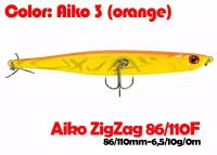 Воблер Aiko ZIGZAG 86F AIKOorange